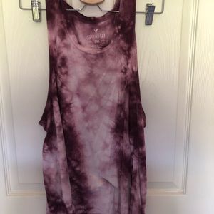 American Eagle soft & sexy purple tie-dye tank